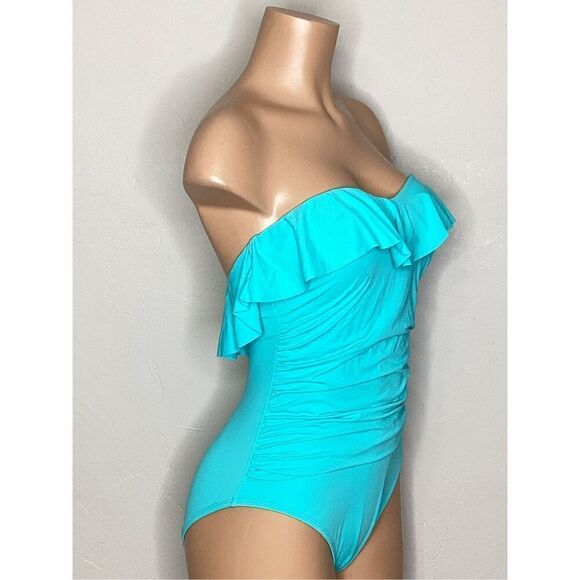 New. Bleu Rod Beattie ruffle one piece. Size 4. Retails $125 - Picture 8 of 12